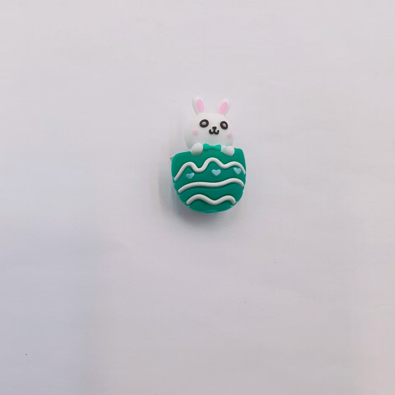 Wholesale 10pcs Composite Rabbit Series Silicone Cute Cartoon DIY Beads